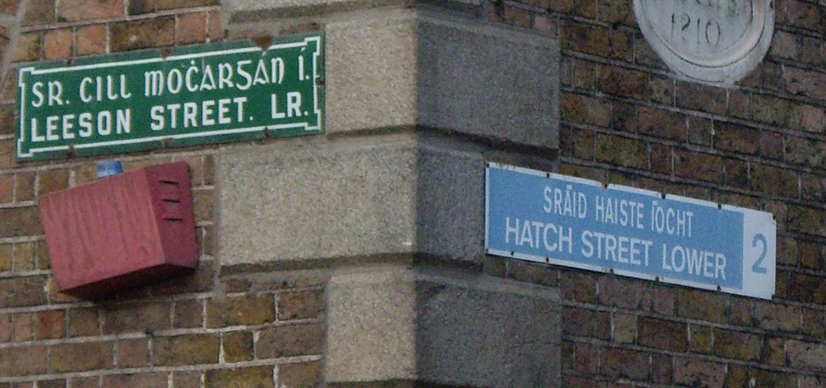 Leeson_St_-_Hatch_St_nameplates